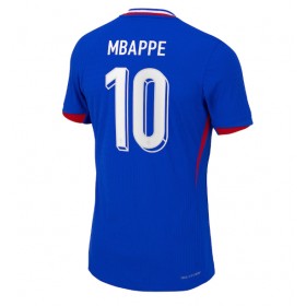 Frankrike Kylian Mbappe #10 Hemmakläder EM 2024 Kortärmad